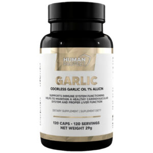 Human Protect - Garlic 15 mg | with 1% Allicin / 120 капсули, 120 дози