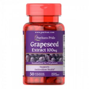 Puritan's Pride - Grape Seed Extract / 100 мг - 50 капсули​