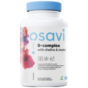 Osavi - B-Complex with Choline & Inositol / 120 капсули, 60 дози