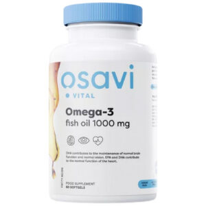 Osavi - Omega 3 Fish Oil 1000 mg | Molecularly Distilled / 60 Гел капсули, 30 дози