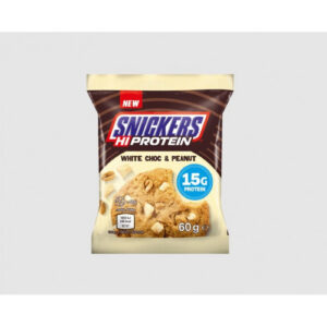 Mars Snickers Hi Protein Cookie - White Chocolate & Peanut - Протеинова Бисквита, Разфасовка 60g