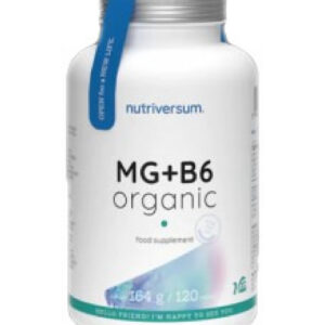Nutriversum - MG + B6 | Organic Magnesium + Vitamin B6 / 120 Таблетки, 120 дози