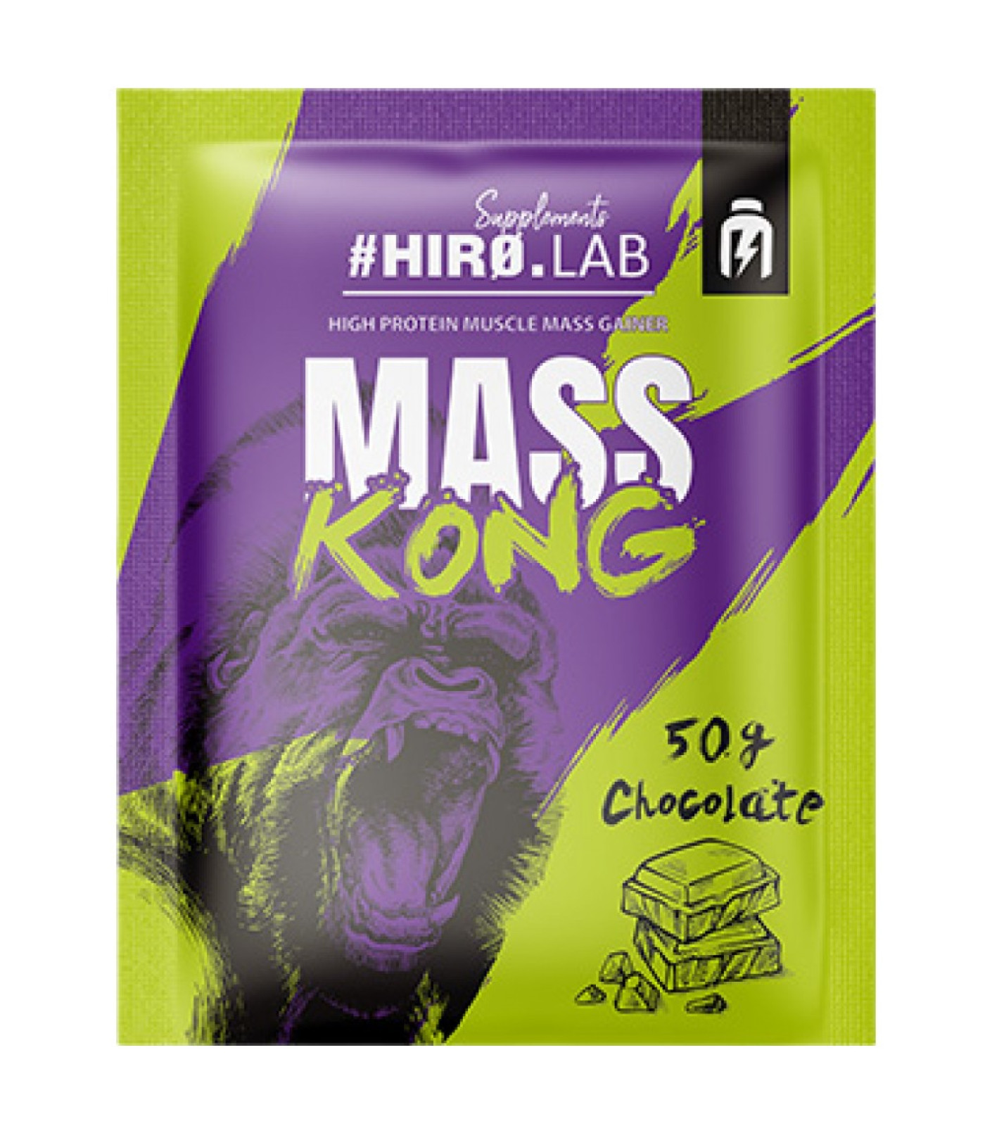 Hero.Lab - Mass KONG | Low-Sugar & Fat ~ High-Protein Gainer / 50 грама