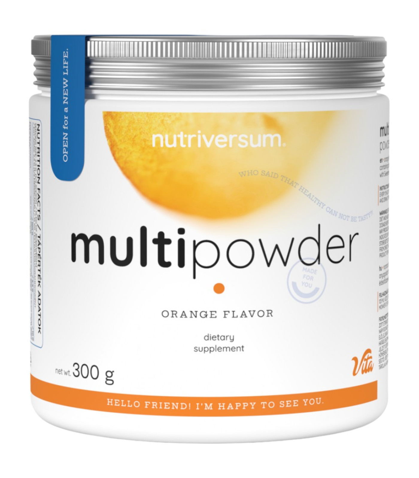 Nutriversum - Multi Powder | With Vitamins & Minerals / 300 грама, 30 дози