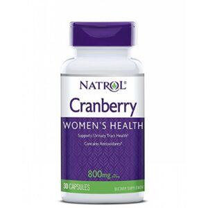 Natrol - Cranberry 800mg (Червена боровинка) / 30 caps.