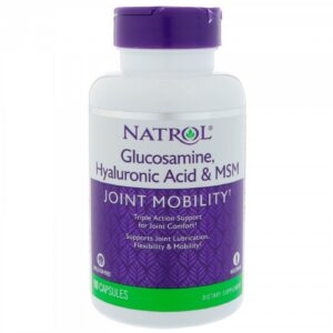 Natrol - Hyaluronic Acid, MSM, Glucosamine / 90 caps