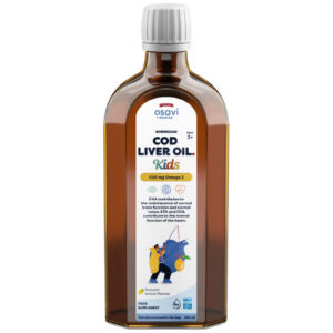 Osavi - Norwegian Cod Liver Oil Kids | Lemon Flavored Liquid Omega / 250 мл, 100 дози