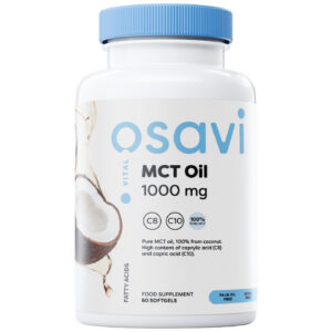 Osavi - MCT Oil 1000 mg | C8 + C10 / 60 Гел капсули, 60 дози