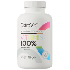 OstroVit - 100% Vit&Min / 30 Таблетки, 15 дози