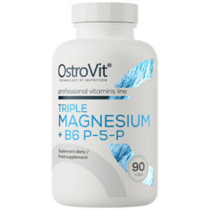 OstroVit - Triple Magnesium + B6 P-5-P / 90 капсули, 30 дози