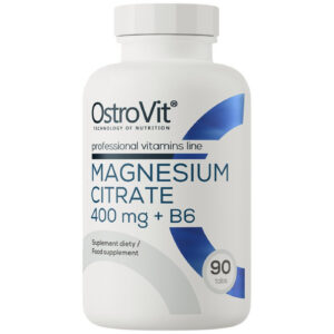 OstroVit - Magnesium Citrate 400 mg + B6 / 90 Таблетки, 90 дози
