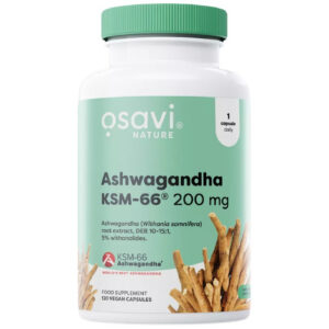 Osavi - Ashwagandha KSM-66® 200 mg / 120 капсули, 120 дози