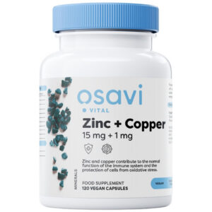 Osavi - Zinc + Copper | L-OptiZinc® / 120 капсули, 120 дози
