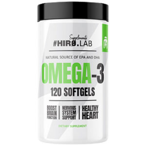 Hero.Lab - Omega-3 Fish Oil | 65% EPA + DHA / 120 Гел капсули, 120 дози
