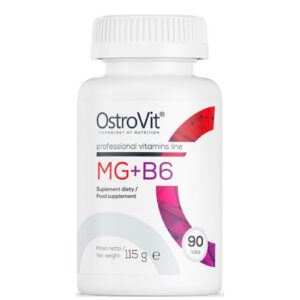 OstroVit - Mg + B6 / Magnesium Citrate + B6 / 90 Таблетки, 30 дози