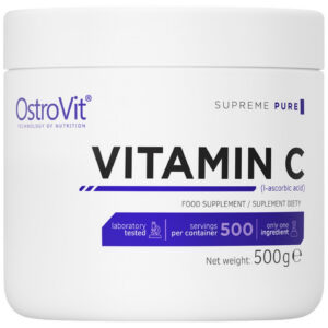 OstroVit - 100% Vitamin C Powder / 500 грама, 500 дози