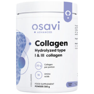 Osavi - Collagen Hydrolyzed Peptides | Type I & III / 300 грама, 15 дози