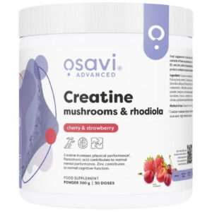 Osavi - Creatine Monohydrate, Mushrooms & Rhodiola | with Lion's Mane, Cordyceps, Chaga (30 дози) / 300 грама