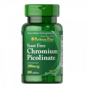 Puritan's Pride - Chromium Picolinate 200 mcg / 100 таблетки​