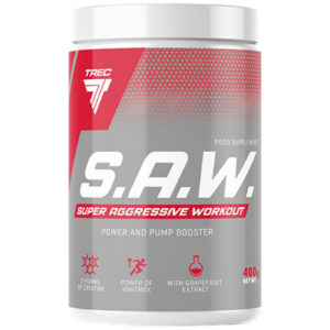 Trec Nutrition - S.A.W. Powder | Super Aggressive Pre-Workout / 400 грама, 80 дози