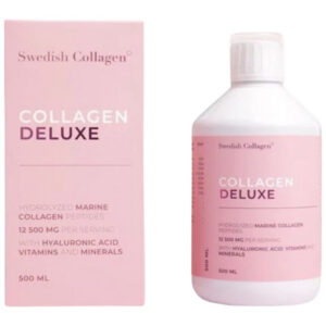 Swedish Collagen - Collagen Deluxe Liquid | Hydrolyzed Marine Collagen Peptides with Hyaluronic Acid, Vitamins and Minerals / 500 мл, 20 дози