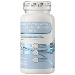 EthicSport - Marine Collagen | with Hyaluronic Acid & Vitamin C (30 дози) / 120 капсули
