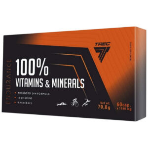 Trec Nutrition - 100% Vitamins & Minerals | Endurance / 60 капсули, 30 дози