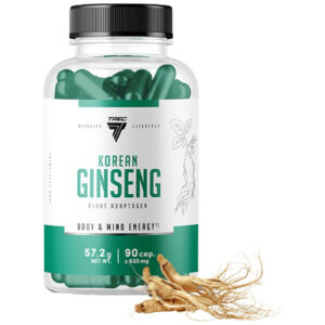 Trec Nutrition - Korean Ginseng 500 mg / 90 капсули, 90 дози