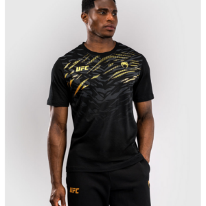 Тениска - UFC Fusion by Venum Men’s Replica Short Sleeve T-Shirt - Black/Gold​