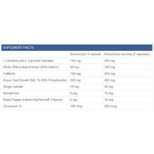 MAXXWIN - TherMAXX Fat Burner / 90 капсули, 45 дози