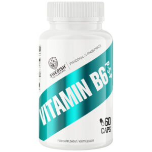 SWEDISH Supplements - Vitamin B6 as P-5-P (60 дози) / 60 капсули
