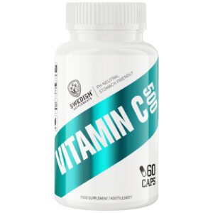 SWEDISH Supplements - Vitamin C 500 mg (60 дози) / 60 капсули