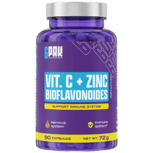 6PAK Nutrition - Vitamin C + Zinc & Bioflavonoids (90 дози) / 90 капсули