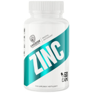 SWEDISH Supplements - Zinc 25 mg | as Zinc Citrate (60 дози) / 60 капсули
