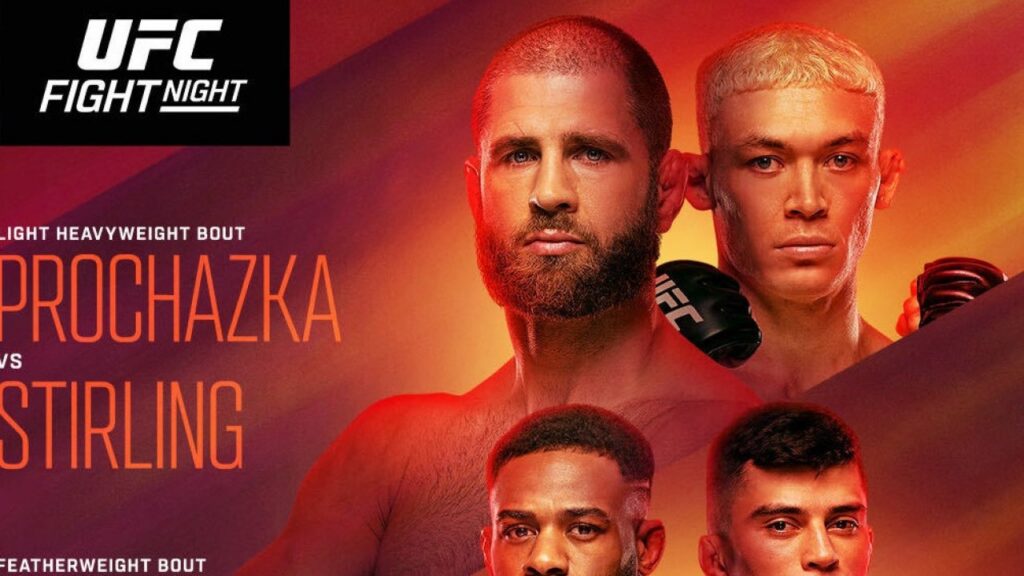 Ново от бойните спортове: UFC представи официалния плакат за галата в Катар с Прохазка и Стърлинг